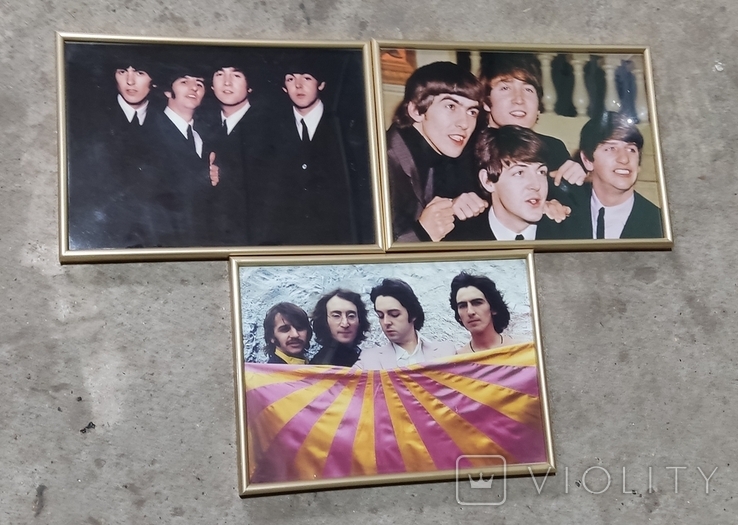 The Beatles photo paintings in one lot 8pcs., photo number 5