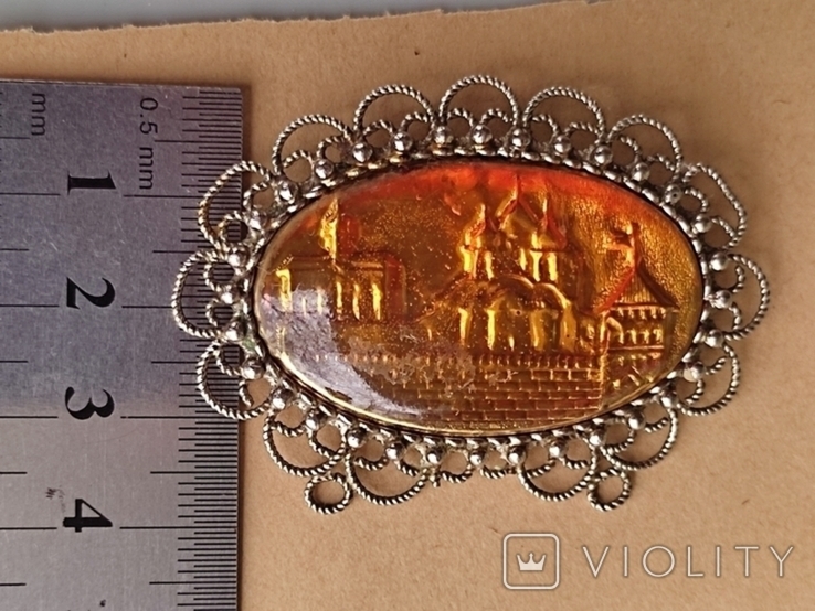 Vintage. Brooch "Suzdal". Scan.USSR, photo number 7