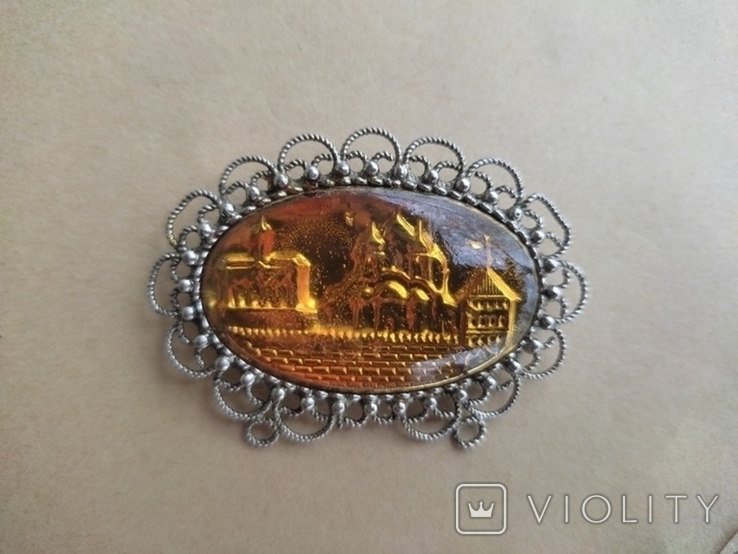 Vintage. Brooch "Suzdal". Scan.USSR, photo number 8