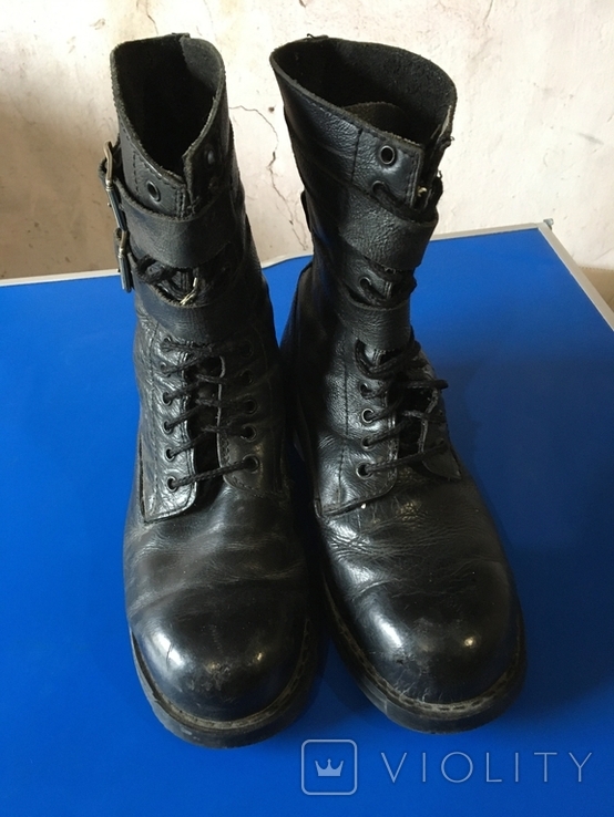 PISTON boots, men's leather ankle boots. Steel toe 43 p., photo number 2