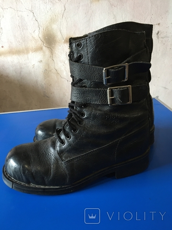 PISTON boots, men's leather ankle boots. Steel toe 43 p., photo number 4