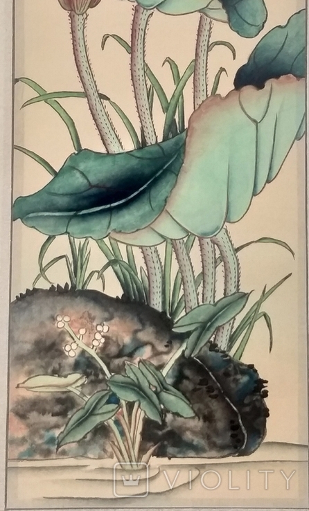 Свиток, Китай, Цветы (2).Авторский, живопись., photo number 8