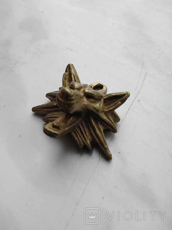 Keychain Wolf brass, photo number 3
