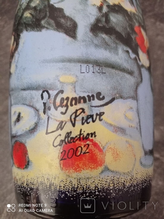 Бутылка " P.Ceзanne La Pieve Collection 2002", фото №9