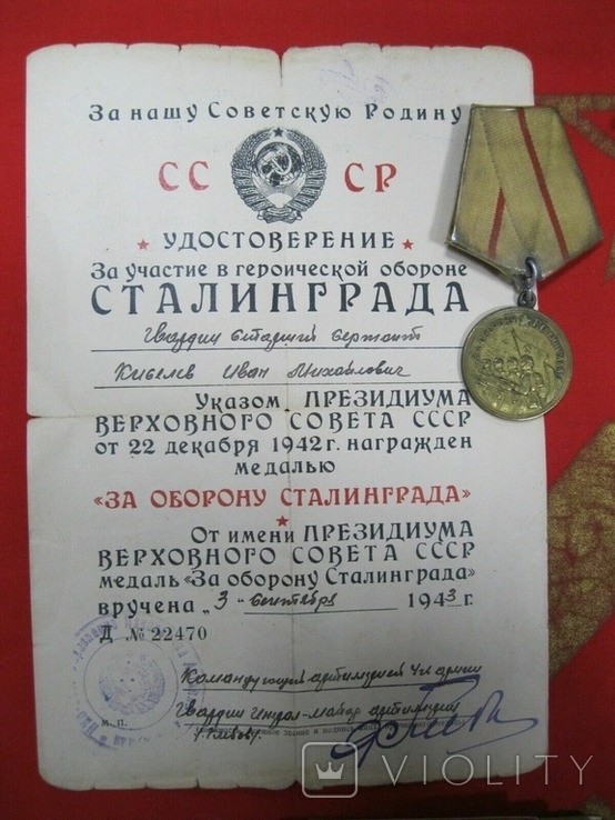 Комплект наград СССР с документами, photo number 6