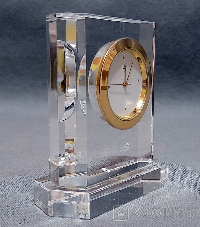 Lexus Desk Clock Crystal Japan Vintage