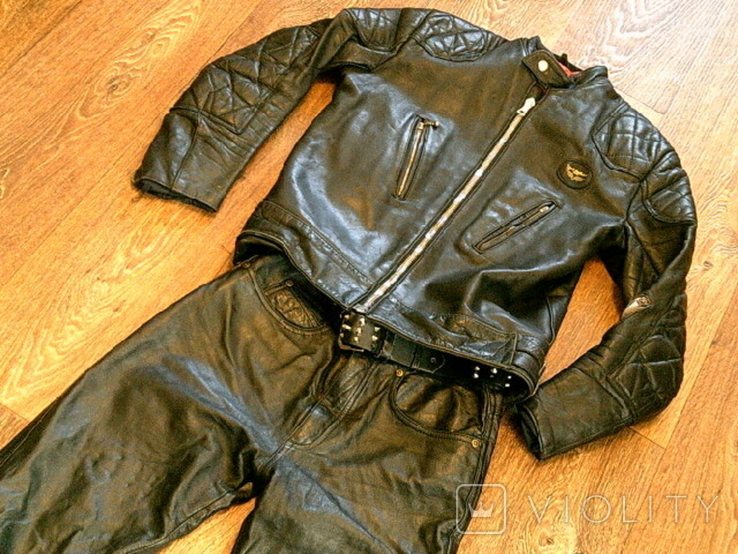 Pantera IXS AC\DC Lewis - шкіряні штани куртка ,футболки розм.28, фото №7
