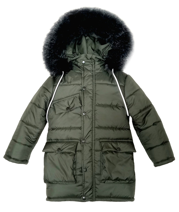 Куртка зимова дитяча Best Boss хакі ріст 152 см 1073a152, numer zdjęcia 2