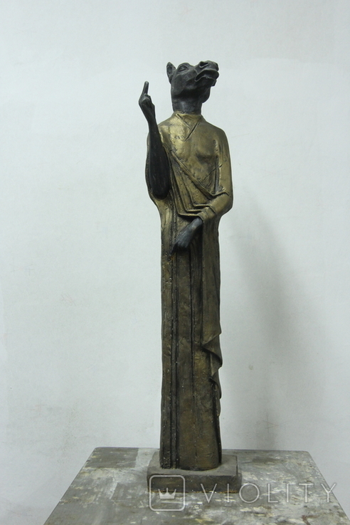 Авторская скульптура "Святой Христофор" 2015, фото №2