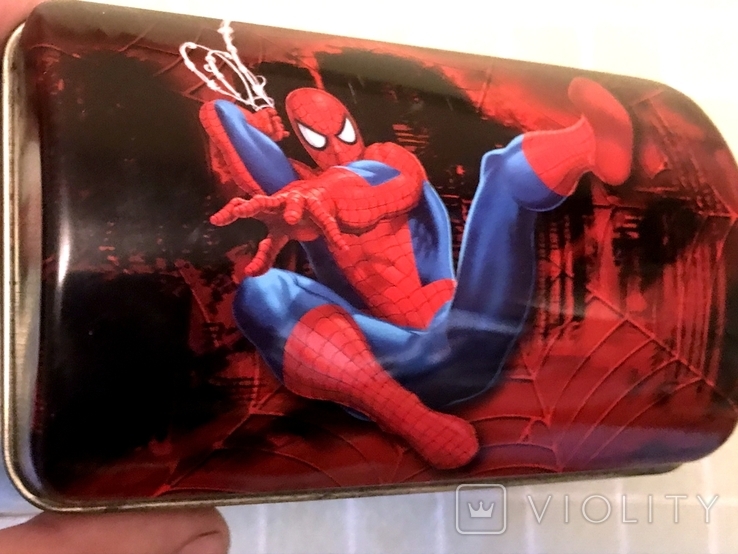 Человек-паук бокс для карточек, фото №4