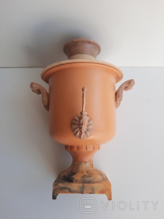 Igrushka ussr samovar prickly plastic, photo number 4