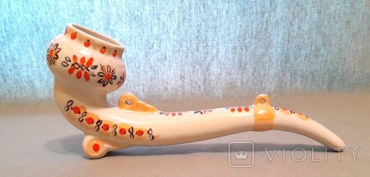 Smoking pipe Ukrainian SSR porcelain Polonsky ZHK, photo number 2