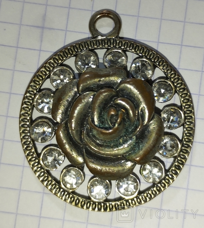 Large pendant "rose", photo number 2