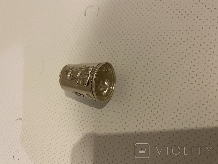 Серебрянный наперсток-925 пробы, фото №5