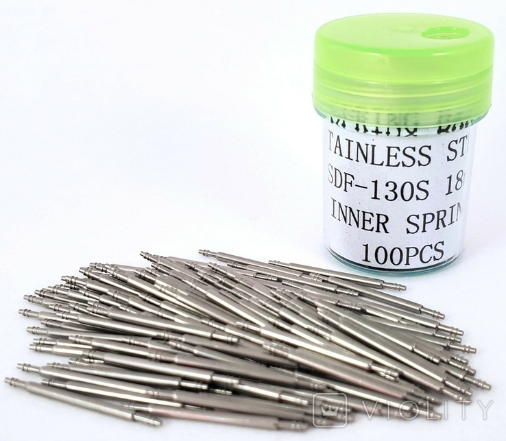 Lugs for watches 18mm -100pcs Springbars, studs, pins for watches 18mm, photo number 3