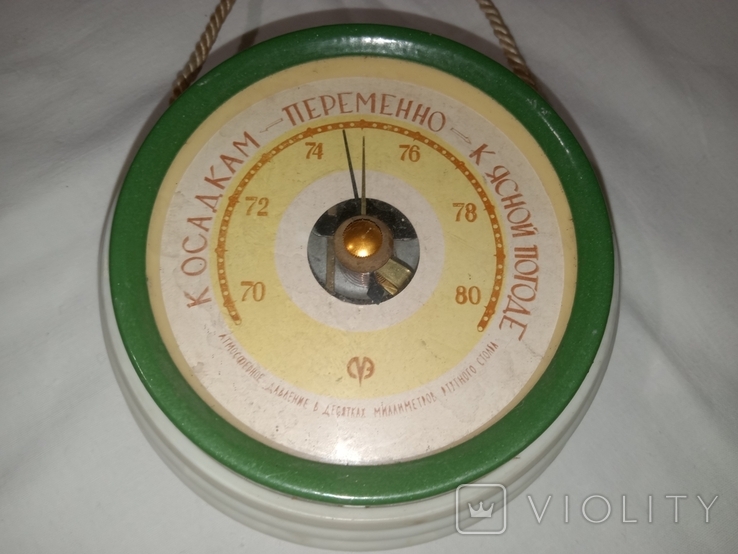 Wall-mounted barometer of the USSR, photo number 3