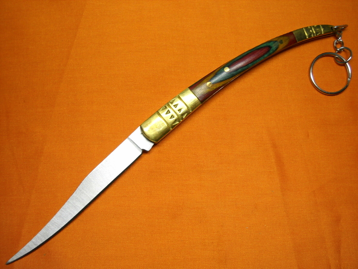 Сувенир нож брелок 516 лисичка, фото №2