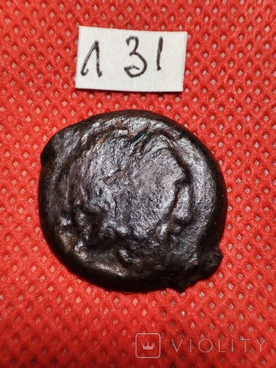 Пантикапей. Над чекан Афина правление Гигиэнонта на монете Левкона.., photo number 4