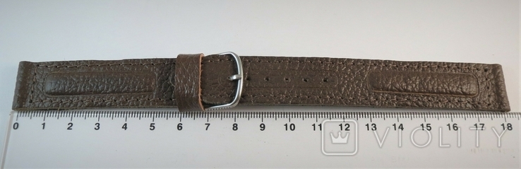 New 18mm Leather Straps. 5 pieces. Brown, photo number 13