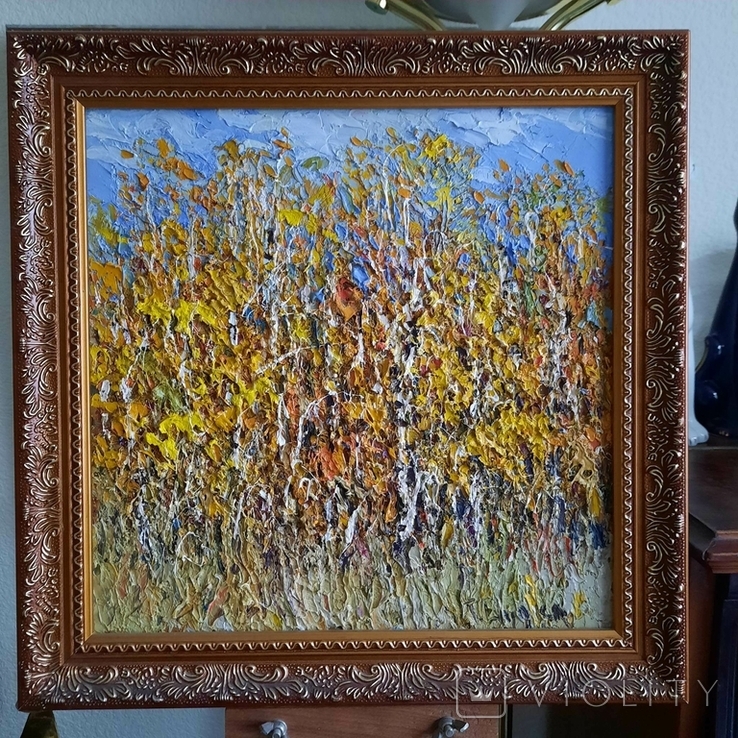 Taras Dudka ''Birch Autumn'' 30/30 oil on canvas 2012, photo number 5