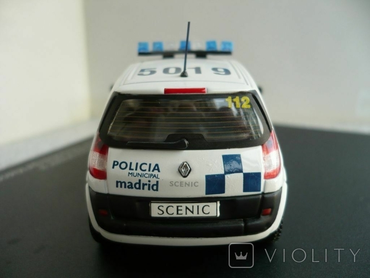 Miniature Universal Hobbies 1/43 – Renault Scenic 2003 Police – Occasion, Très Bon état