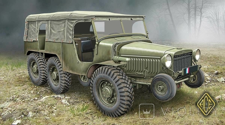 ACE 72536 French Artillery tractor (6x6) W-15T 1/72