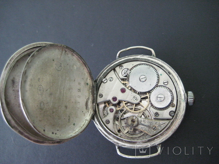 Серебряные наручные часы "Людвиг Вирт. Вена", фото №10