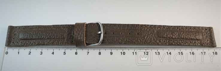New 18mm Leather Straps. 10 pieces. Brown, photo number 13