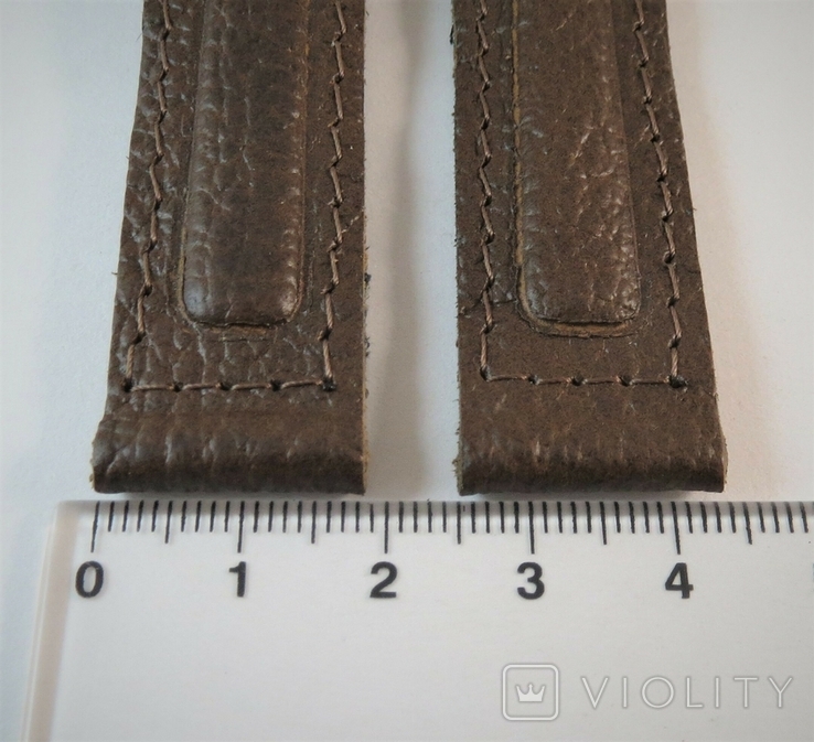 New 18mm Leather Straps. 5 pieces. Brown, photo number 12