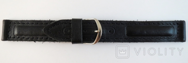 New 18mm Leather Straps. 5 pieces. Black, photo number 5
