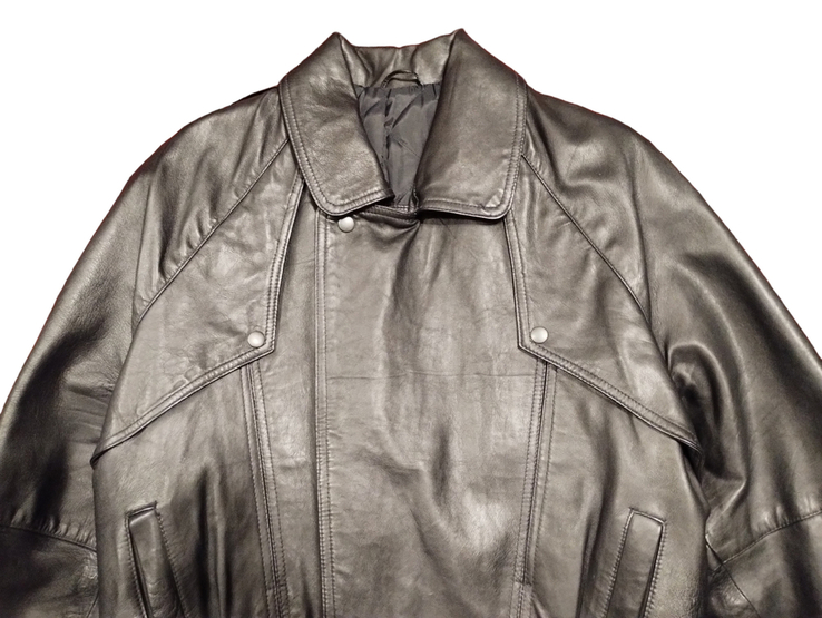 Куртка кожаная винтажная Англия р-р. L-XL, фото №4