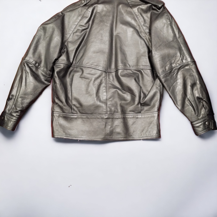Куртка кожаная винтажная Англия р-р. L-XL, фото №8