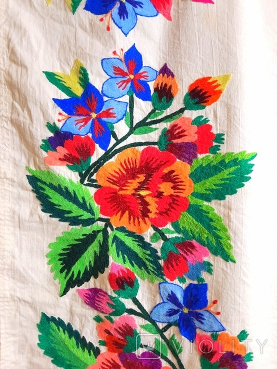 antique curtains embroidery handmade 194*146, photo number 6