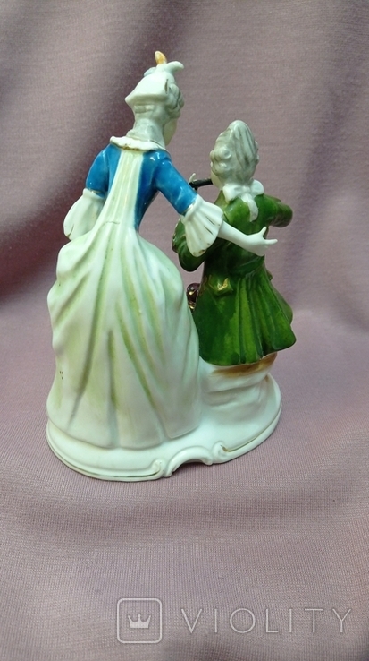 Antique figurine "Music Lesson", 17.5 cm, early twentieth century, Germany., photo number 5