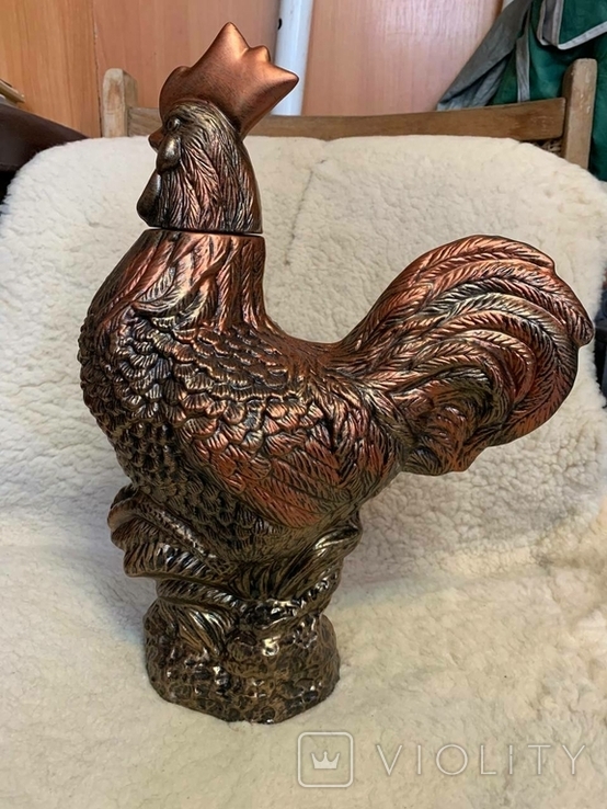 Shtof Rooster ceramic, height 37 cm, photo number 8