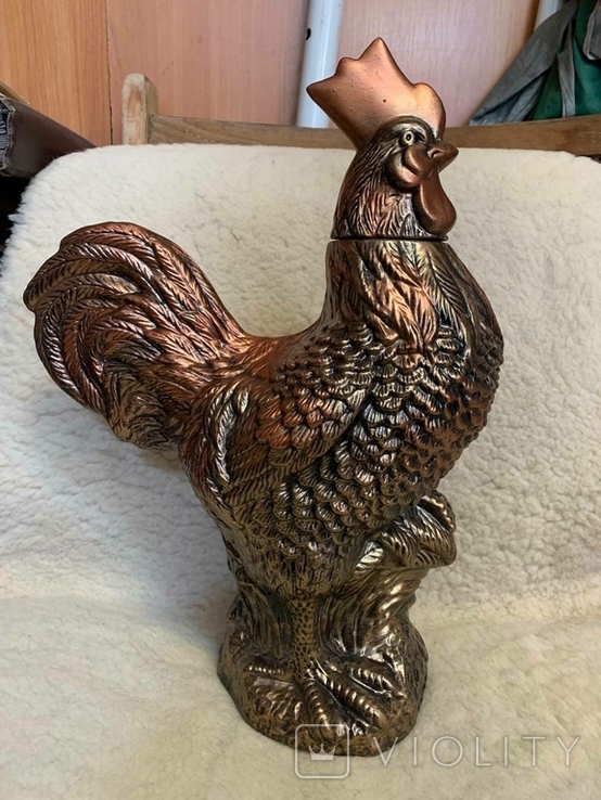 Shtof Rooster ceramic, height 37 cm, photo number 2