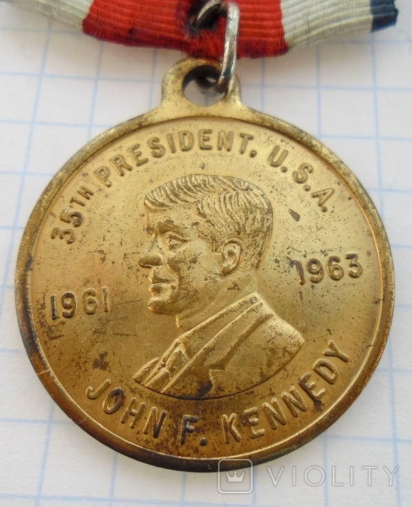 United States. Medal of the Art Center. J. S. Smith F. Kennedy in Washington., photo number 2