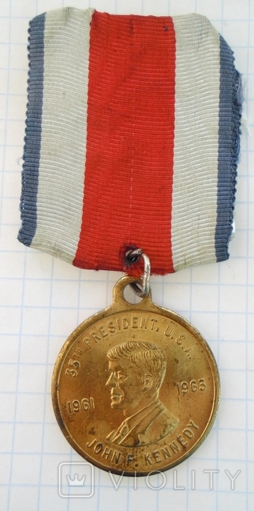 United States. Medal of the Art Center. J. S. Smith F. Kennedy in Washington., photo number 3