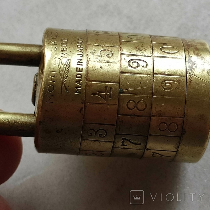 Antique combination lock, photo number 5