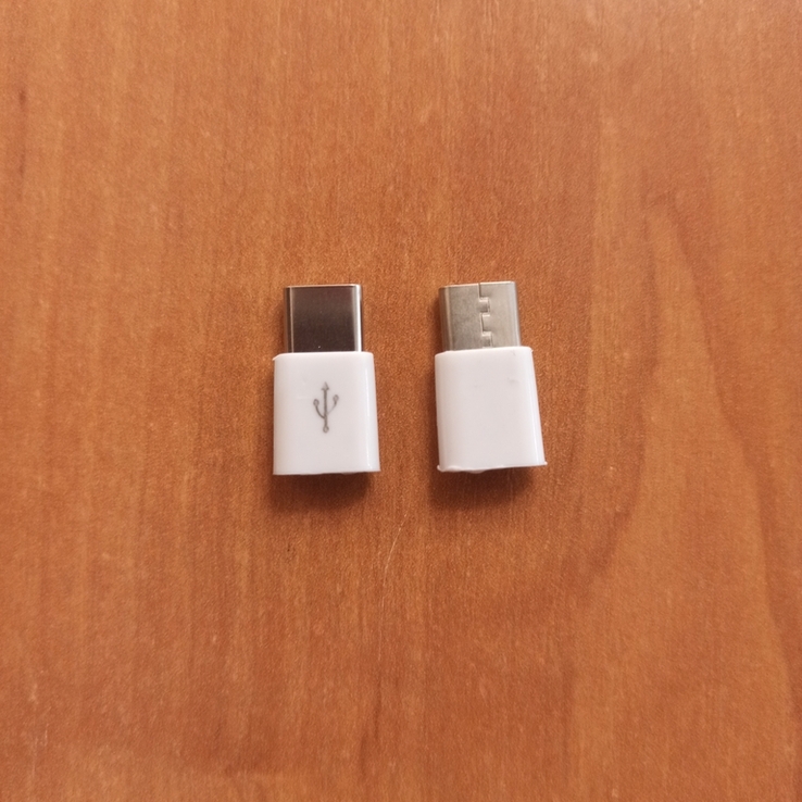 Переходник USB-адаптер Мicro USB к Type-C Белый/Чёрный, photo number 7