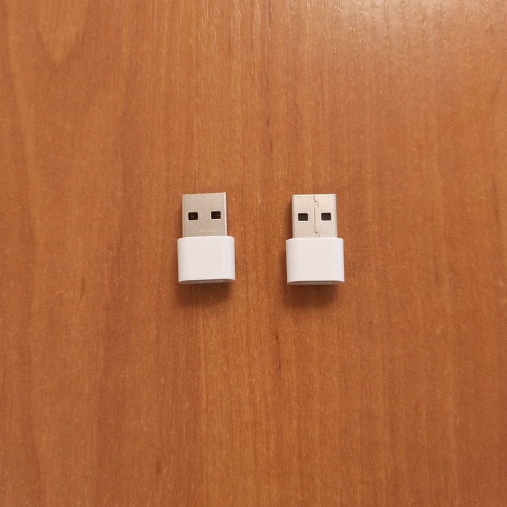 Переходник USB-адаптер Type-C к USB Белый/Чёрный, фото №9