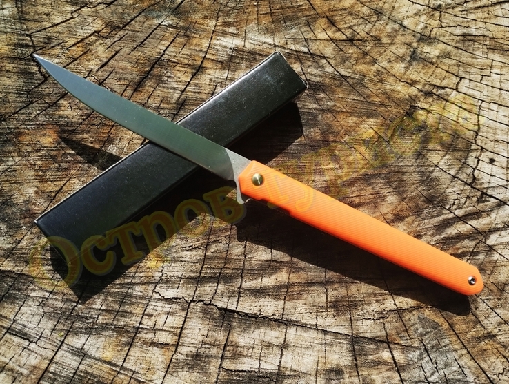 Складной нож на подшипниках Стилет Flipper Orange, photo number 3