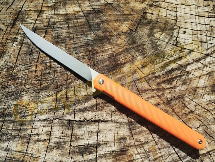 Складной нож на подшипниках Стилет Flipper Orange, photo number 4