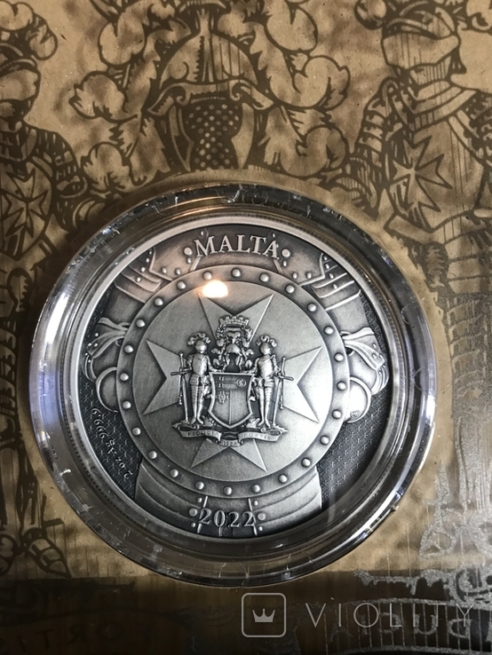 Монета срібна Germania mint Мальта Лицарі Минулого 2022, друга в серії, тираж 999 шт., фото №12