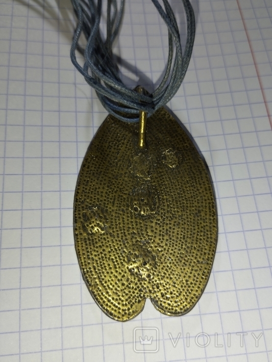 Pendant.Bronze.enamel,stones., photo number 5