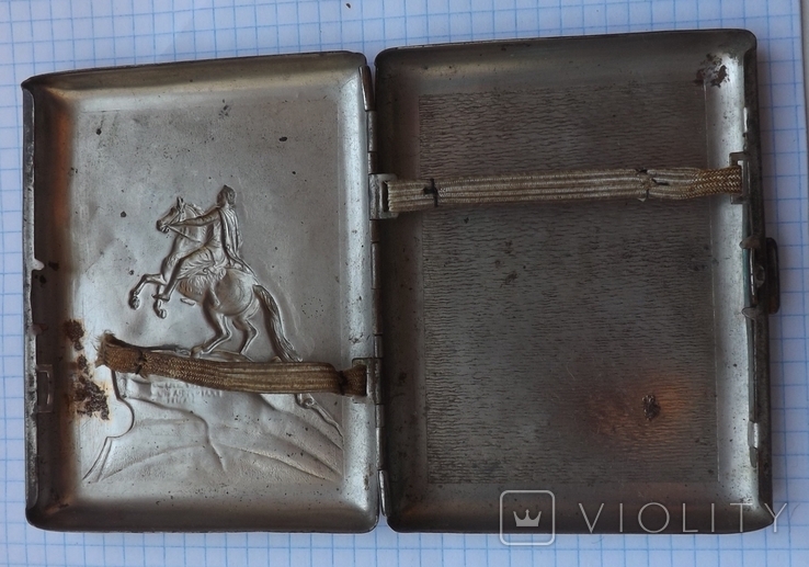 Cigarette case copper horseman, photo number 4