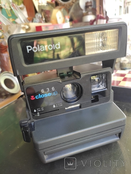 Винтаж. Фотоаппарат "Polaroid 636 close up". United Kingdom.