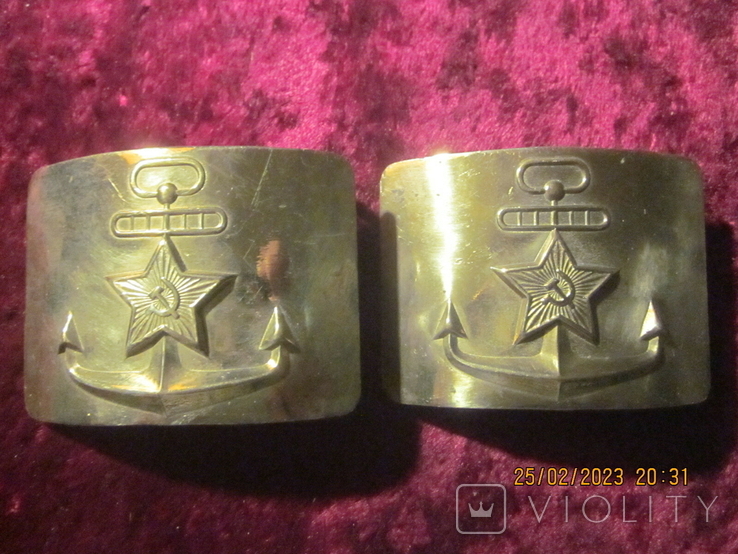 Buckles of sailors of the Union Navy.