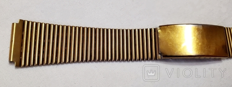 Gold bracelet made of stainless steel 18 mm USSR, photo number 3