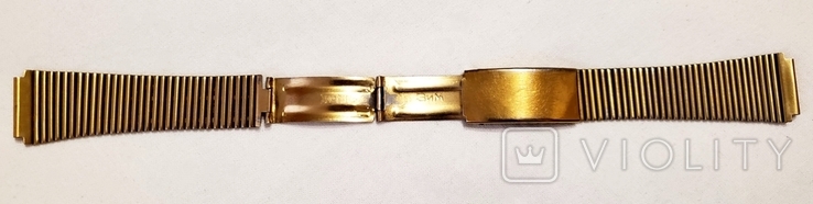 Gold bracelet made of stainless steel 18 mm USSR, photo number 7